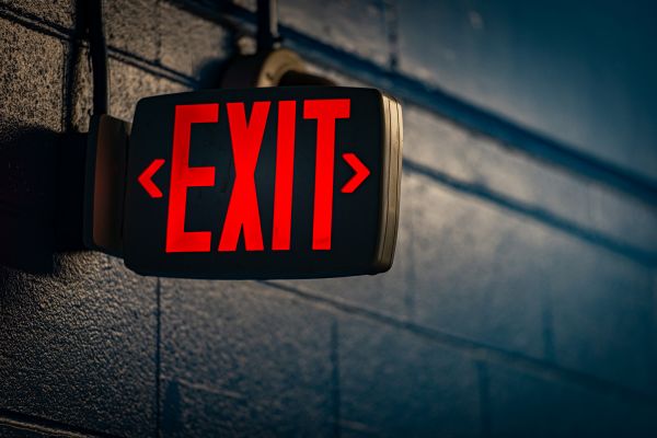 Evacuation Sign Installation
