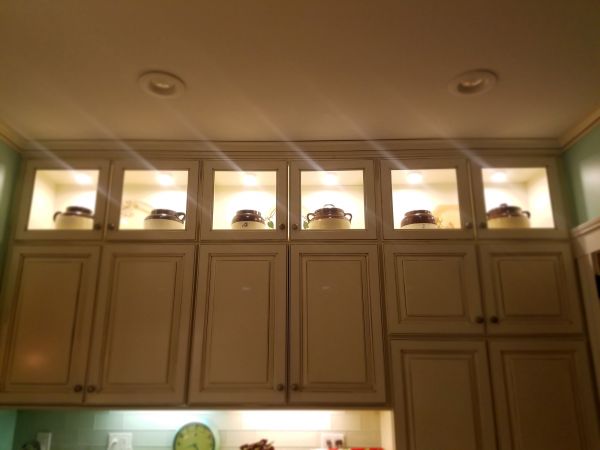 Cabinet Lighting Installation