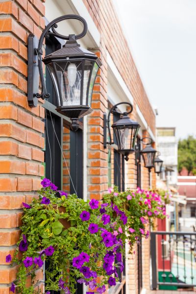 Outdoor Lamp Installation
