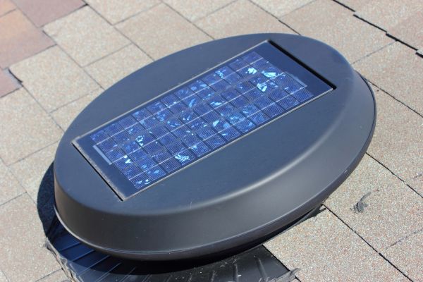 Solar Powered Fan Installation